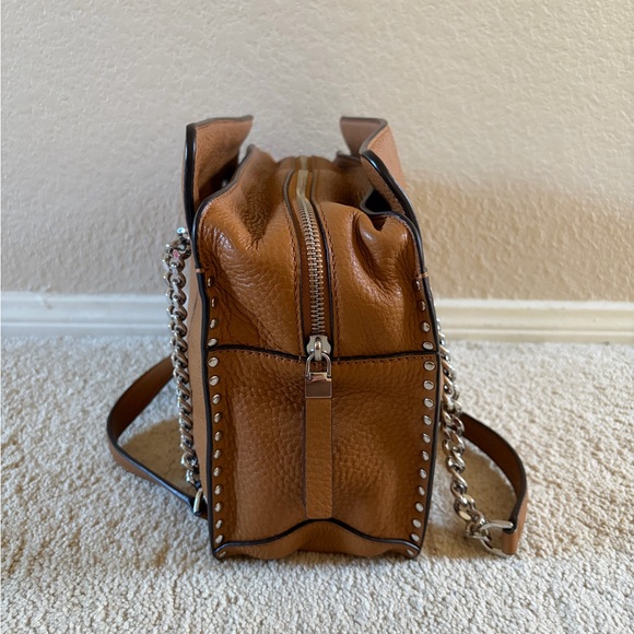 Michael Kors Tan Handbag Purse Shoulder Bag with Chain Straps GREAT CONDITION! - Picture 9 of 12